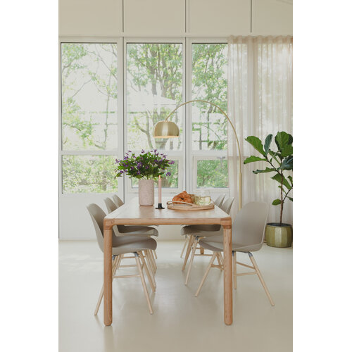 Zuiver Metal bow vloerlamp messing