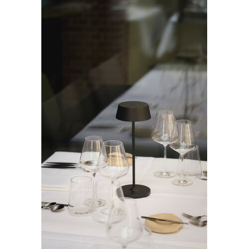 Qoozii Malta oplaadbare tafellamp zwart binnen/buiten Qoozii Malta oplaadbare tafellamp zwart binnen/buiten