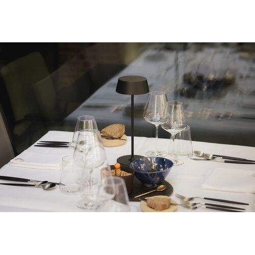 Qoozii Malta oplaadbare tafellamp zwart binnen/buiten Qoozii Malta oplaadbare tafellamp zwart binnen/buiten