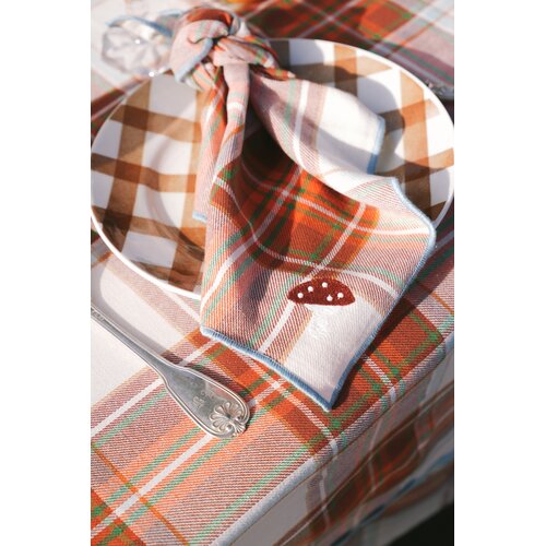 Maison Dînette Highland Cappuccino tafelkleed 170 x 250 cm Maison Dînette Highland Cappuccino tafelkleed 170 x 250 cm