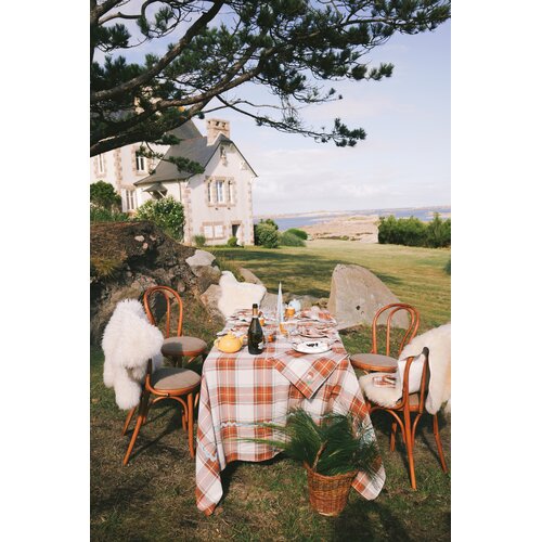 Maison Dînette Highland Cappuccino tafelkleed 170 x 250 cm Maison Dînette Highland Cappuccino tafelkleed 170 x 250 cm