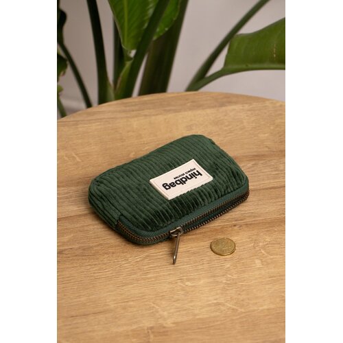 Hindbag Lili portefeuille ribfluweel Sapin Hindbag Lili portefeuille ribfluweel Sapin