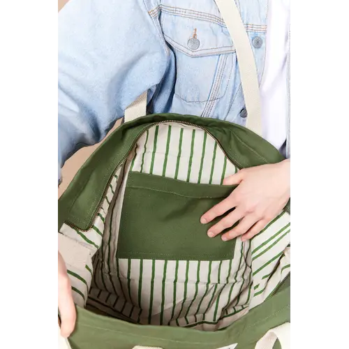 Hindbag Jean weekendtas/werktas Olive Hindbag Jean weekendtas/werktas Olive