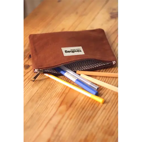 Hindbag Lou kleine toiletzak Chocolat Hindbag Lou kleine toiletzak Chocolat