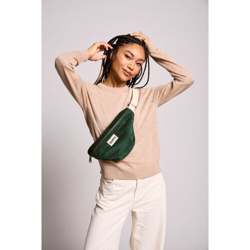 Hindbag Olivia bum bag ribfluweel Sapin Hindbag Olivia bum bag ribfluweel Sapin