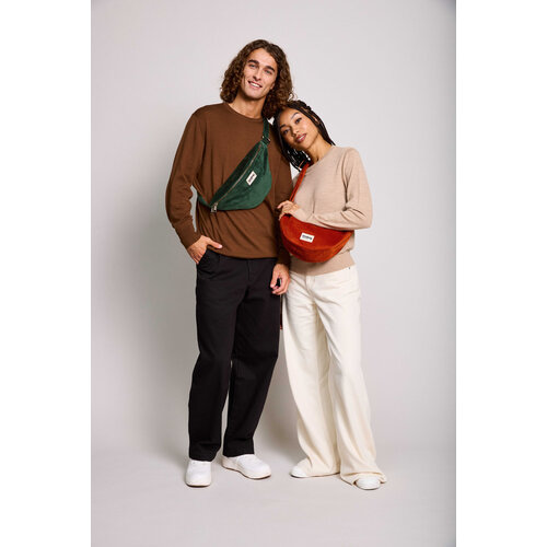 Hindbag Olivia bum bag ribfluweel Sapin Hindbag Olivia bum bag ribfluweel Sapin