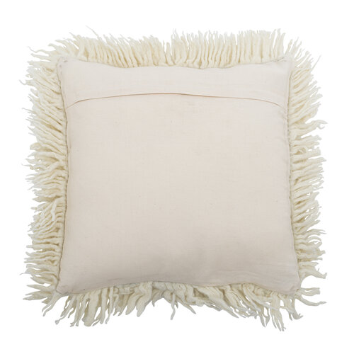 Bloomingville Star kussen wol naturel