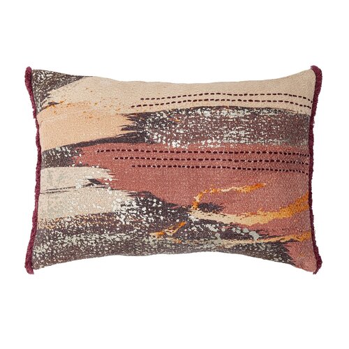 Bloomingville Bri kussen bruin katoen