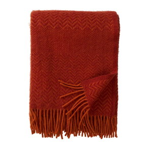 Klippan zigzag plaid ruby