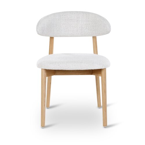 Castle Line Moro eetkamerstoel eik naturel stof ivoor