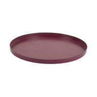 Ronde schaal mauve Ø25 cm