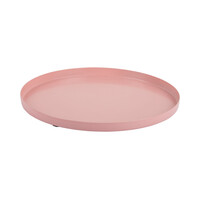 Ronde schaal soft pink Ø25 cm