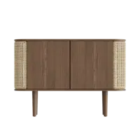 Treasures dressoir 2 deuren donkere eik - Venetian Cane