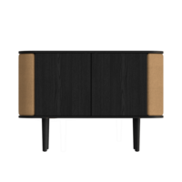 Treasures dressoir 2 deuren zwarte eik - Sugar Brown