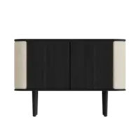 Treasures dressoir 2 deuren zwarte eik - White Sands