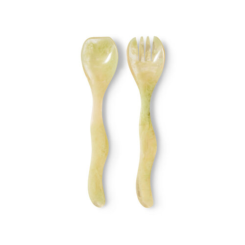 HKLiving Saladebestek mist green - set van 2 HKLiving Saladebestek mist green - set van 2