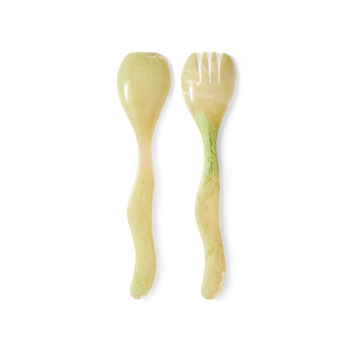 HKLiving Saladebestek mist green - set van 2 HKLiving Saladebestek mist green - set van 2