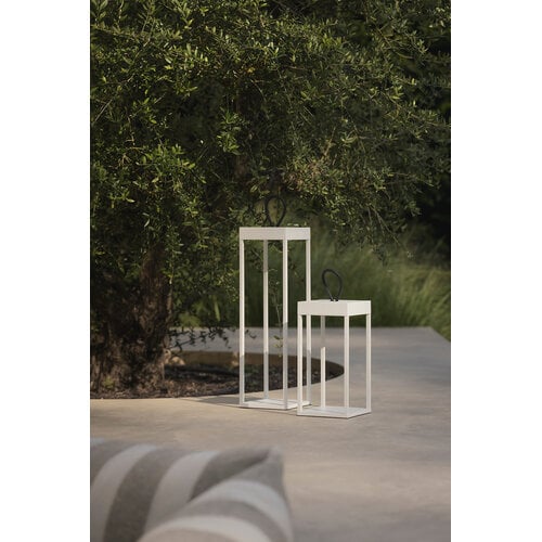 Qoozii Bali oplaadbare lantaarn wit H 50 binnen/buiten Qoozii Bali oplaadbare lantaarn wit H 50 binnen/buiten