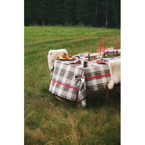 Maison Dînette Highland snow tafelkleed 250 x 170 Maison Dînette Highland snow tafelkleed 250 x 170