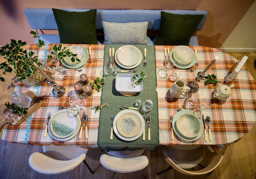 Granny's Christmas table Granny's Christmas table