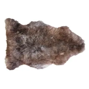 Peau de mouton Natural Brown 90cm