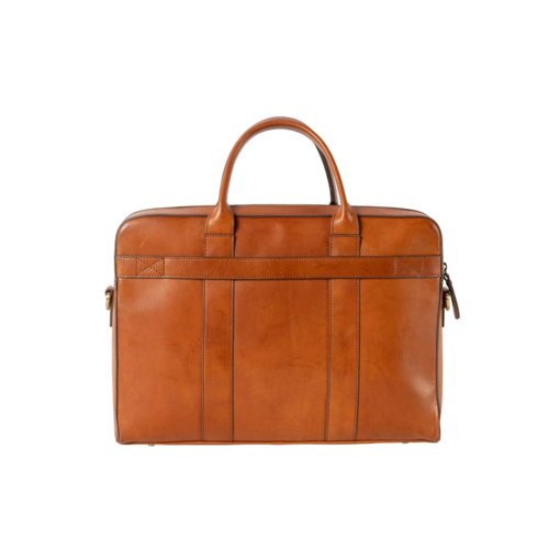 O My Bag The harvey werktas - klassiek leder cognac O My Bag The harvey werktas - klassiek leder cognac