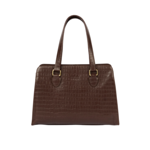 O My Bag Blair sac à main - Chocolate Croco Leather