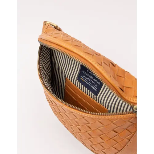 O My Bag Ray bum bag - Wild Oak woven soft grain leder O My Bag Ray bum bag - Wild Oak woven soft grain leder