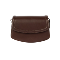 Kendalini handtas - klassiek leder chocolade