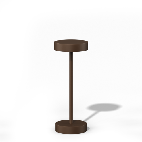 Qoozii Ibiza mini oplaadbare tafellamp corten binnen/buiten Qoozii Ibiza mini oplaadbare tafellamp corten binnen/buiten