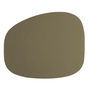 Vacavaliente SRL Ruca placemat steenvorm olive recycl. leer