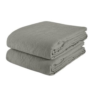 Linge Particulier Nappe en lin kaki clair 300 x 160