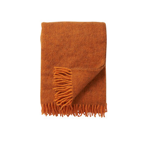 Klippan Gotland plaid orange