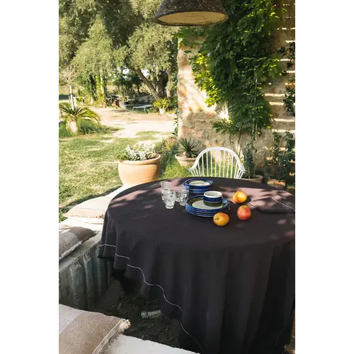 Lorena Canals Handloom tafelkleed Café 160 x 250 cm Lorena Canals Handloom tafelkleed Café 160 x 250 cm