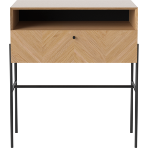 Bolia Luxe dressoir hoog- 1 lade geolied hout TOONZAALMODEL