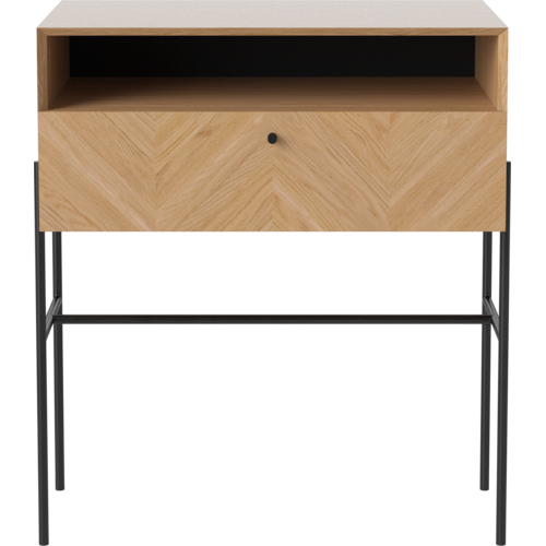 Bolia Luxe dressoir hoog- 1 lade geolied hout TOONZAALMODEL