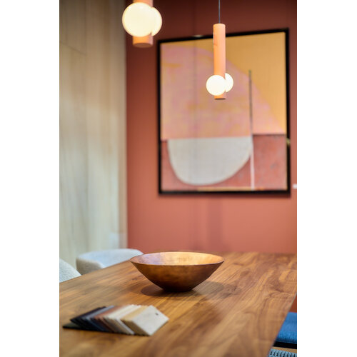 Kluskens Mistral eettafel notenhout 220 x 100 cm - TOONZAALMODEL