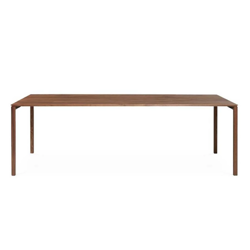 Kluskens Mistral eettafel notenhout 220 x 100 cm - TOONZAALMODEL