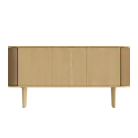 Treasures dressoir 3 deuren eik - Sugar Brown