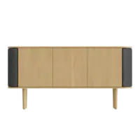 Treasures dressoir 3 deuren eik - Shadow