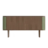 Treasures dressoir 3 deuren donkere eik - Morning Meadows