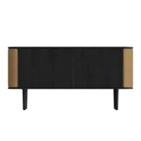 Treasures dressoir 3 deuren zwarte eik - Sugar Brown