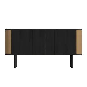 Umage Treasures dressoir 3 deuren zwarte eik - Sugar Brown