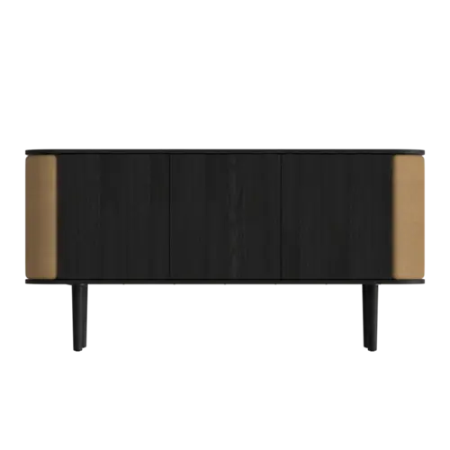 Umage Treasures dressoir 3 deuren zwarte eik - Sugar Brown