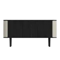 Treasures dressoir 3 deuren zwarte eik - White Sands