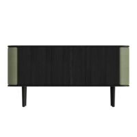 Treasures dressoir 3 deuren zwarte eik - Morning Meadows