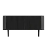 Treasures dressoir 3 deuren zwarte eik - Shadow