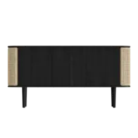 Treasures dressoir 3 deuren zwarte eik - Venetian Cane