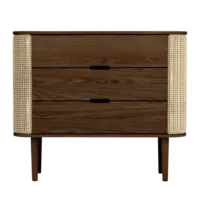 Treasures commode donkere eik - Venetian Cane