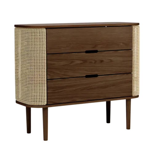 Umage Treasures commode donkere eik - Venetian Cane